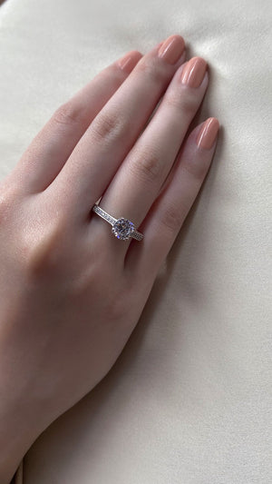 Sofia Ring 18K White Gold