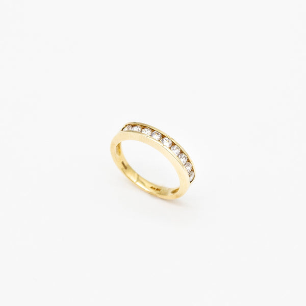 Dottie Eternity Band Yellow Gold