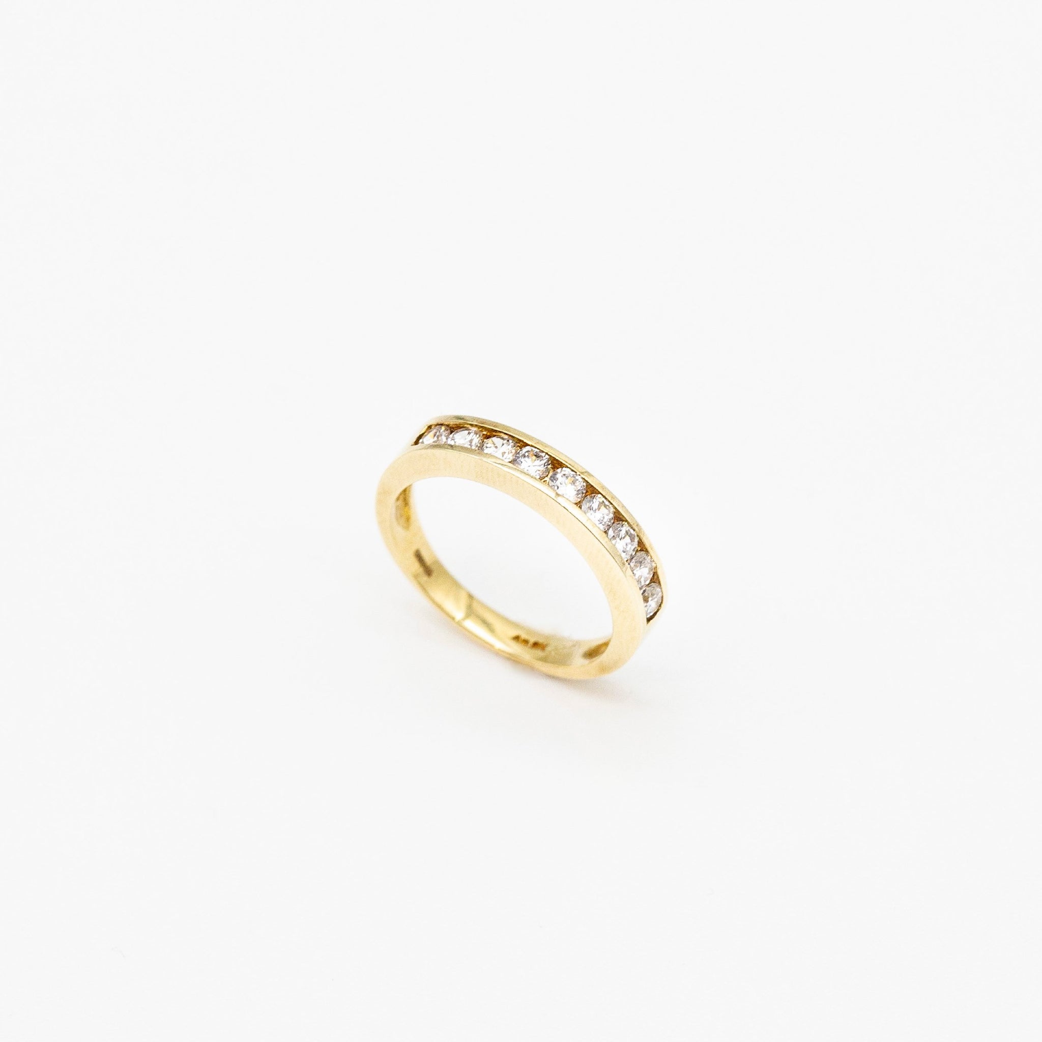 Dottie Eternity Band Yellow Gold